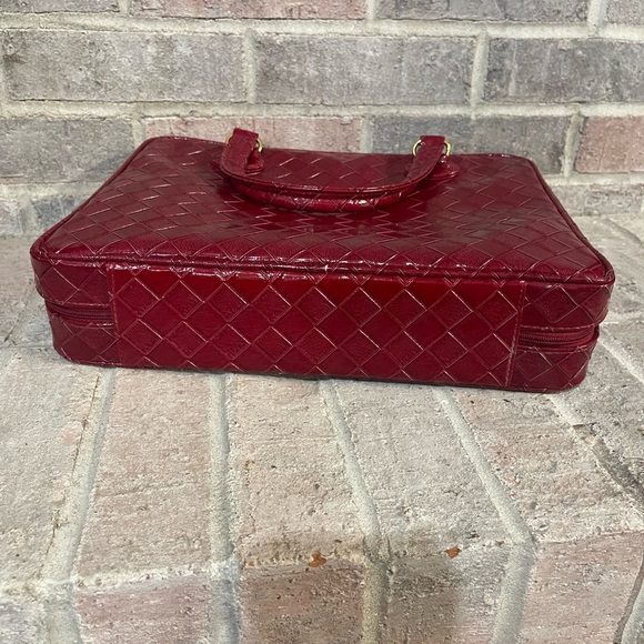 Red Woven Tote Bag - Picture 8 of 11